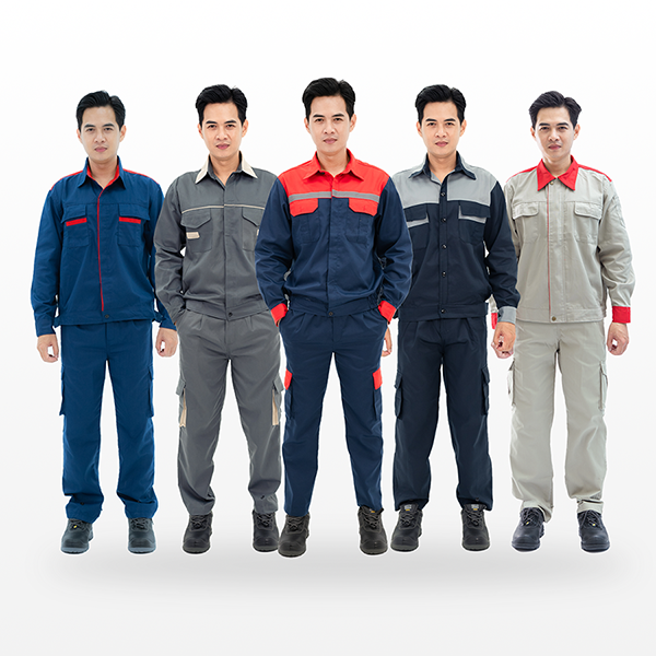 Quần áo bảo hộ lao động, đồng phục kỹ sư chất liệu Kaki liên doanh cao cấp thoáng mát