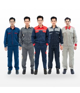 Quần áo bảo hộ lao động, đồng phục kỹ sư chất liệu Kaki liên doanh cao cấp thoáng mát