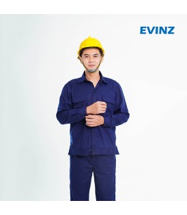 Mẫu hot nhất 2023 - Quần áo công nhân AVIN AV43, đồng phục công nhân dài tay cao cấp