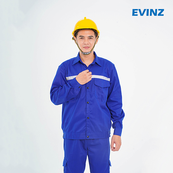 Mẫu hot nhất 2023 - Quần áo công nhân AVIN AV53, đồng phục công nhân chất liệu thoáng mát