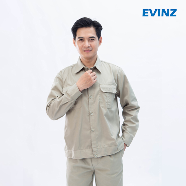 Quần áo công nhân AVIN AV25, đồng phục công nhân chất liệu thoáng mát